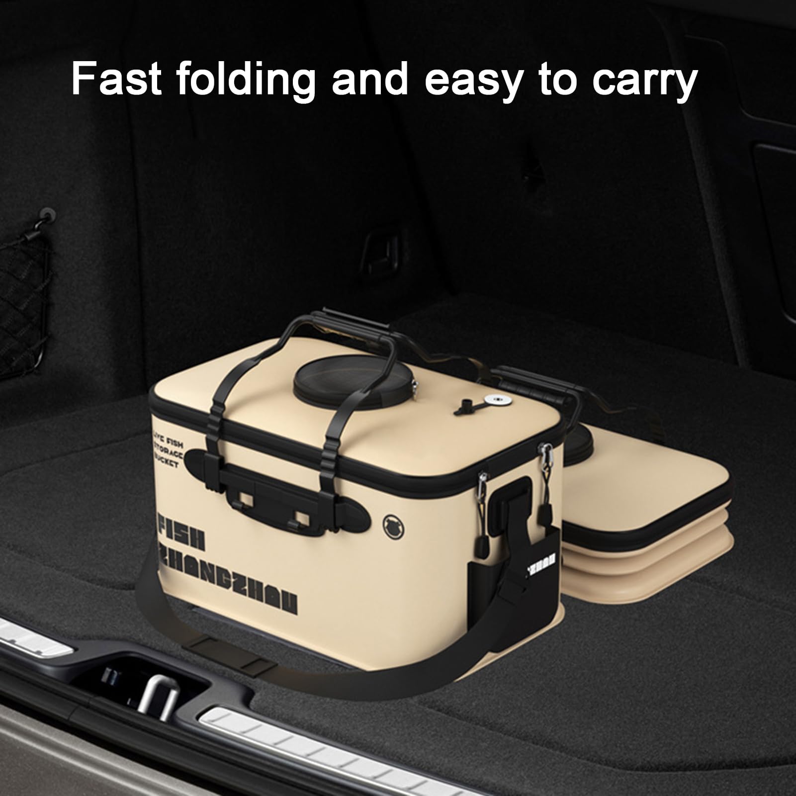 Amazon.co.jp: zjhukfmc 30/40cm折りたたみ式釣りバケツ、活かし水汲み